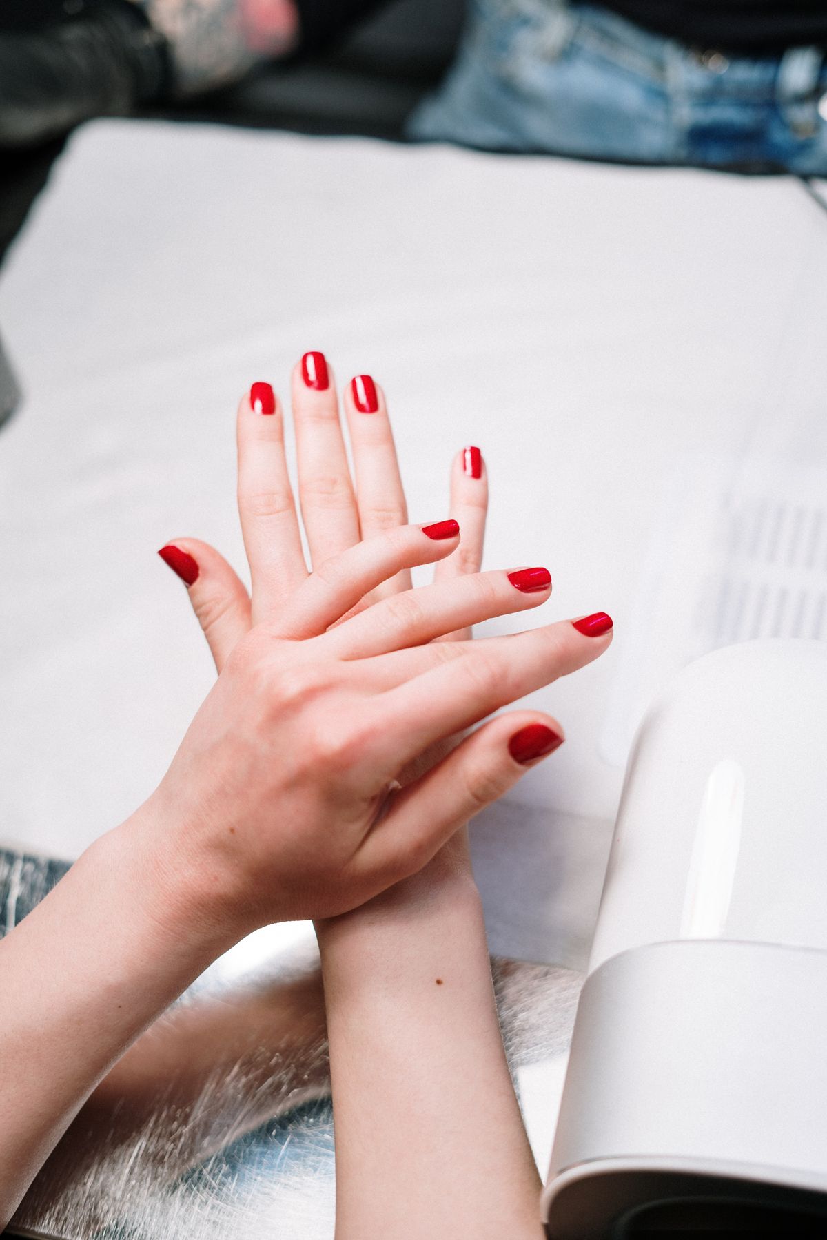 Finished manicure set at B4 & After Nail Boutique
